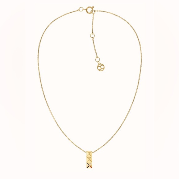 Tommy Hilfiger Jewelry - NWT Tommy Hilfiger Women's Gianna Gold-Tone Stainless Steel Pendant Necklace
